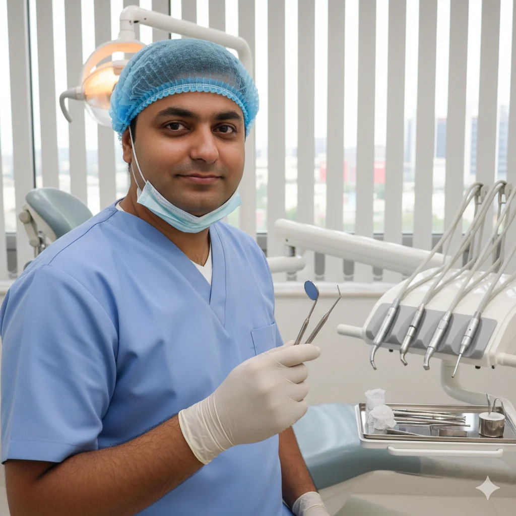 Dr. Peyush Dadhich, B.D.S., root canal expert and dentist in Kishangarh